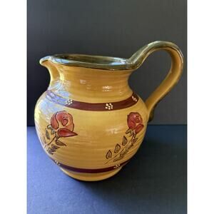 Douche Provence Rose Romancing Provence Pitcher Tuscan Cottagecore Farmhouse